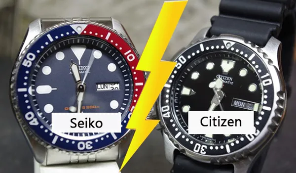 So sánh đồng hồ Seiko và Citizen loại nào tốt hơn?