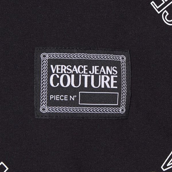 Áo Phông Versace Jeans Couture Etichetta T-Shirt 72GAH6R3 JS043 899 Màu Đen Size M - Thời trang - Vua Hàng Hiệu
