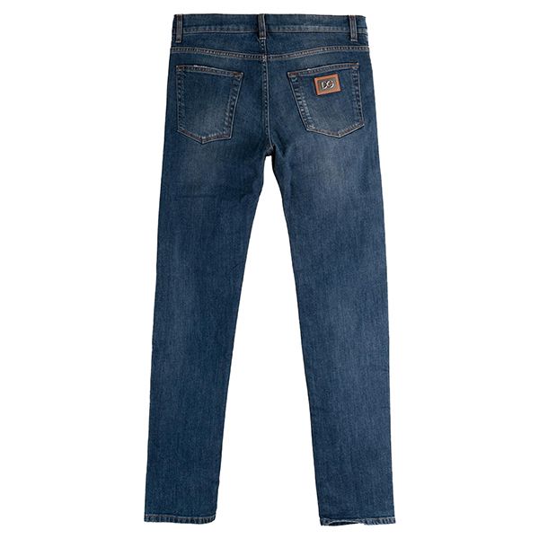Quần Jeans Nam Dolce & Gabbana D&G Slim GY07LD G8AM7 S9001 Màu Xanh Bò - Thời trang - Vua Hàng Hiệu