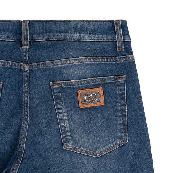 Quần Jeans Nam Dolce & Gabbana D&G Slim GY07LD G8AM7 S9001 Màu Xanh Bò - Thời trang - Vua Hàng Hiệu