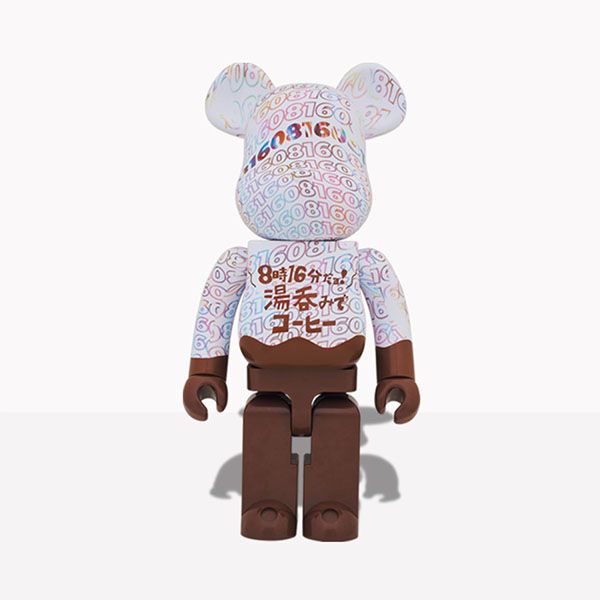 Đồ Chơi Mô Hình Bearbrick 8:16 Drink Coffee By Yunomi Màu Nâu Trắng Size 1000% - Đồ chơi mô hình - Vua Hàng Hiệu