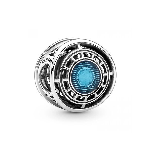 Hạt Vòng Charm Pandora Marvel The Avengers Iron Man Arc Reactor 790788C01 Màu Xanh Bạc - Trang sức - Vua Hàng Hiệu