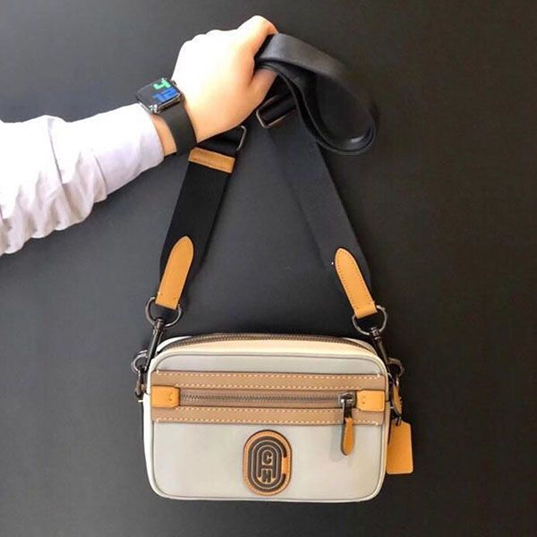 Túi Đeo Chéo Nam Coach Academy Crossbody In Colorblock With Coach Patch Phối Màu - Túi xách - Vua Hàng Hiệu