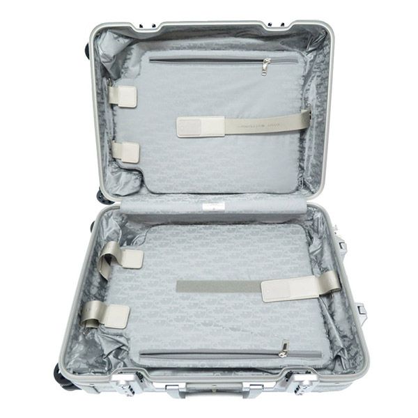 Vali Dior And Rimowa Cabin Suitcase Màu Xám Bạc - Túi xách - Vua Hàng Hiệu