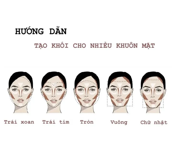 5 bước tạo khối cho mặt thon gọn, thêm bội phần thu hút