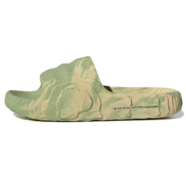 Dép Adidas Adilette 22 Slides 'Magic Lime Desert Sand' GY1597 Phối Màu Size 40.5 - Dép - Vua Hàng Hiệu