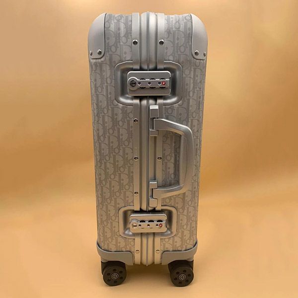 Vali Dior And Rimowa Cabin Suitcase Màu Xám Bạc - Túi xách - Vua Hàng Hiệu