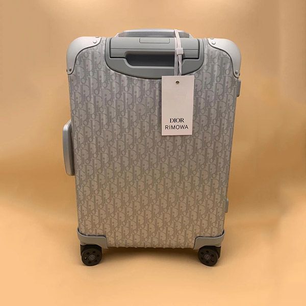 Vali Dior And Rimowa Cabin Suitcase Màu Xám Bạc - Túi xách - Vua Hàng Hiệu