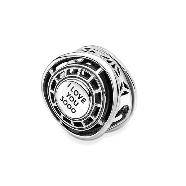 Hạt Vòng Charm Pandora Marvel The Avengers Iron Man Arc Reactor 790788C01 Màu Xanh Bạc - Trang sức - Vua Hàng Hiệu