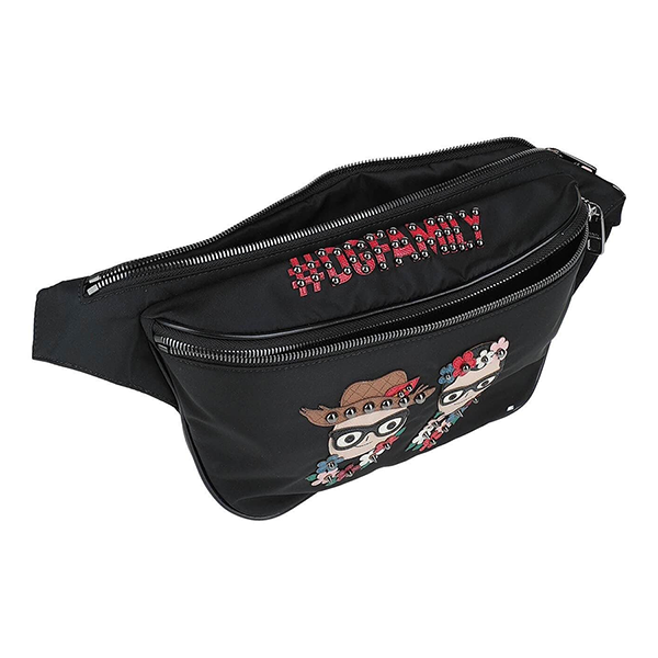 Túi Đeo Hông Nam Dolce & Gabbana D&G DG Family Belt Bag Màu Đen - Túi xách - Vua Hàng Hiệu