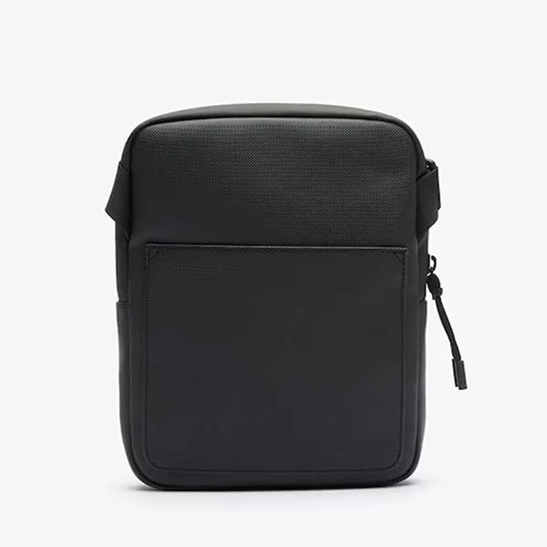 Túi Đeo Chéo Lacoste Flat Messenger Bag Màu Đen - Túi xách - Vua Hàng Hiệu