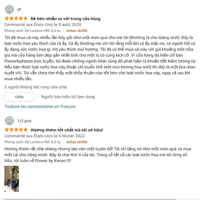 Review chi tiết về Kenzo Flower có thơm không? Mùi nào quan tâm nhiều