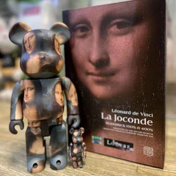 Đồ Chơi Mô Hình Bearbrick Leonardo De Vinci Mona Lisa Phối Màu Size 100% + 400% - Đồ chơi mô hình - Vua Hàng Hiệu