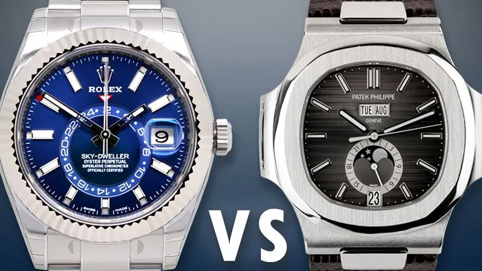 Đồng hồ Patek Philippe hay Rolex tốt hơn? So sánh sự khác biệt
