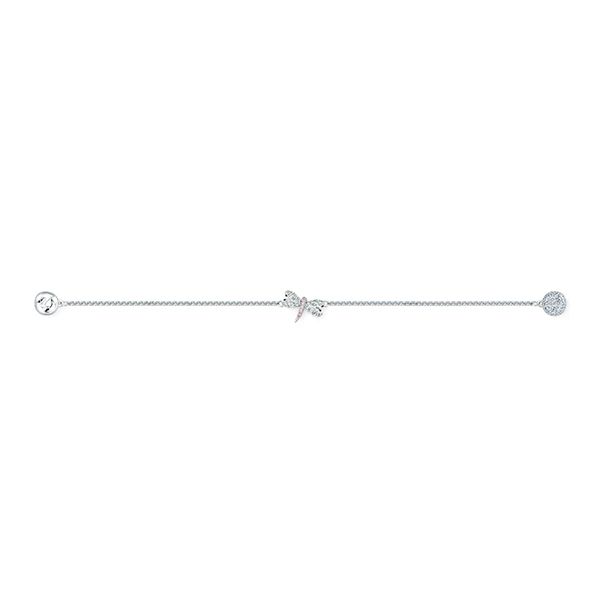 Vòng Đeo Tay Swarovski Remix Collection Stranddragonfly, Small, White, Rhodium Plated 5520650 Màu Bạc Size M - Trang sức - Vua Hàng Hiệu