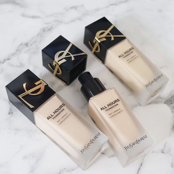 Kem Nền Yves Saint Laurent YSL All Hours Foundation Mat Lumineux Luminous Matte Tone LC2 - Trang điểm - Vua Hàng Hiệu