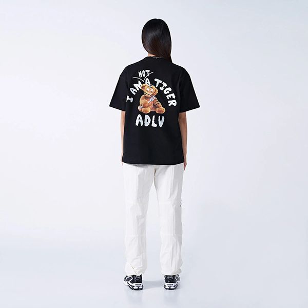 Áo Phông Acmé De La Vie ADLV Tiger Teddy Bear Doll Collage Short Sleevet T-Shirt Black Màu Đen Size 2 - Thời trang - Vua Hàng Hiệu