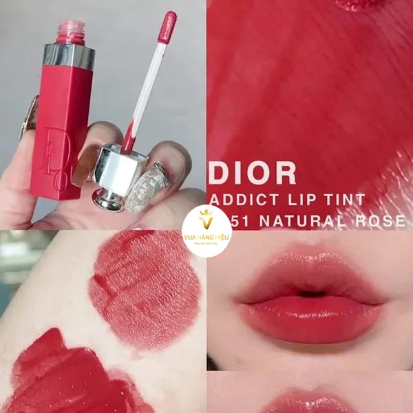 Son Dior Addict Lip Tint 651 Natural Rose Màu Hồng Đất - Son Môi - Vua Hàng Hiệu