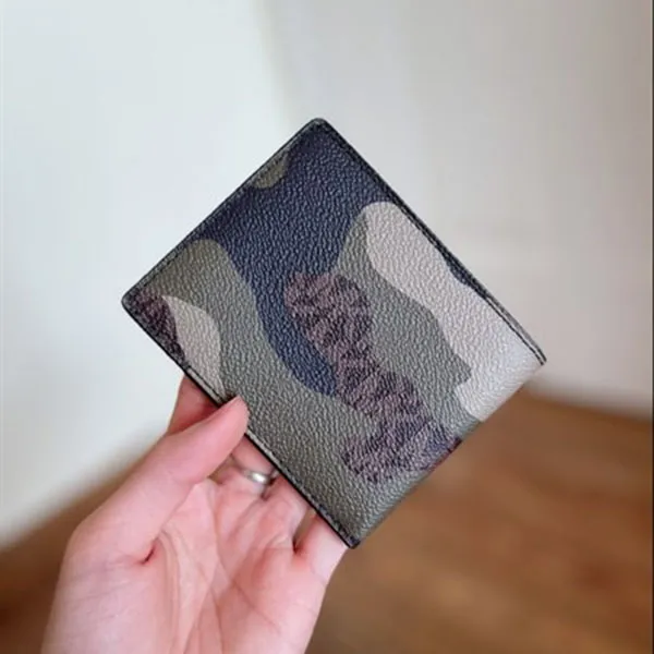 Ví Michael Kors MK Cooper Camo Logo Slim Billfold Wallet 36F9LCOF5V Phối Màu - Túi xách - Vua Hàng Hiệu