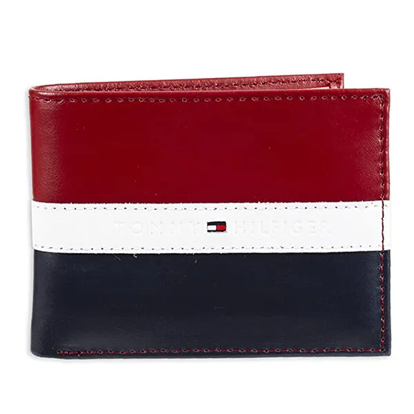 Ví Nam Tommy Hilfiger Men's Leather Wallet Phối Màu - Túi xách - Vua Hàng Hiệu