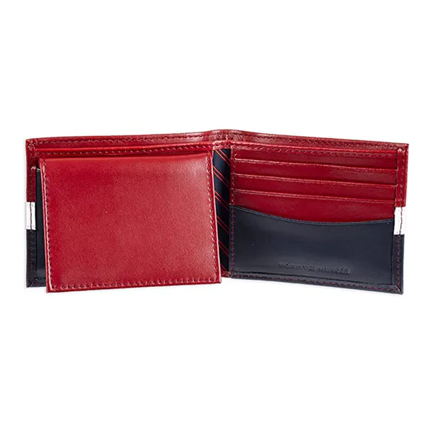 Ví Nam Tommy Hilfiger Men's Leather Wallet Phối Màu - Túi xách - Vua Hàng Hiệu