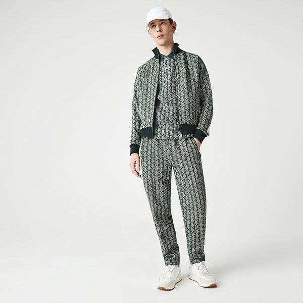 Bộ Quần Áo Nỉ Lacoste Unisex L!VE Monogram Patterned Jacquard Zip Jacket SH2759-7M4 Màu Xanh Size XS - Thời trang - Vua Hàng Hiệu