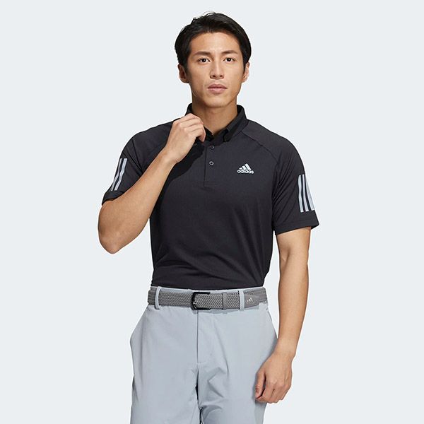 Áo Polo Adidas Golf 3-Stripes Shirt HB3634 Màu Đen - Thời trang - Vua Hàng Hiệu
