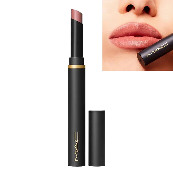 12 màu son MAC Powder Kiss Velvet Blur Slim Stick Lipstick trendy - 10