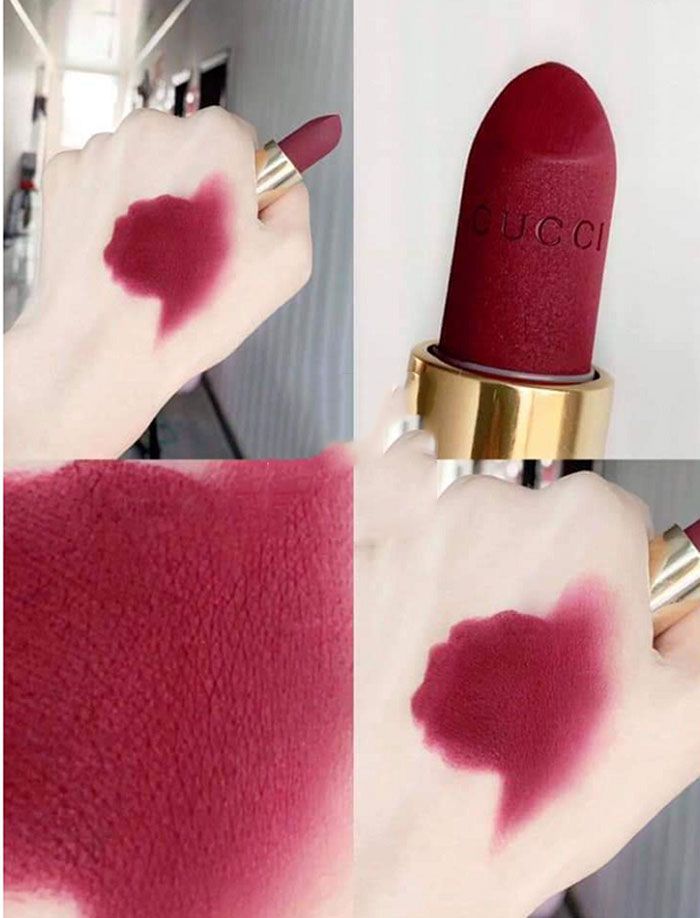 Bảng màu son Gucci đầy đủ các dòng trendy năm nay