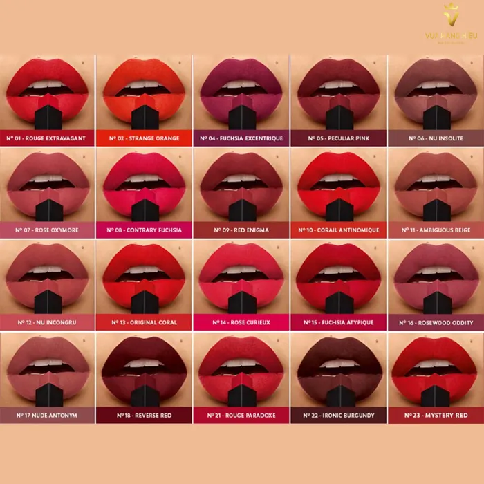 Bảng màu son YSL chính hãng rất đầy đủ, New 2025  - 5