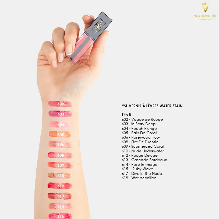 Bảng màu son YSL chính hãng rất đầy đủ, New 2025  - 15