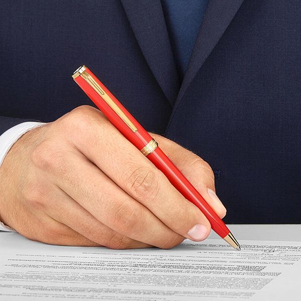 Bút Bi Montblanc Pix Red GT Ballpoint Pen MB117655 Màu Đỏ - Bút viết - Vua Hàng Hiệu