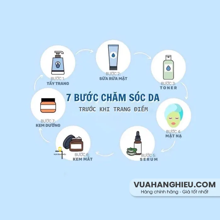 7 bước dưỡng da trước khi trang điểm giữ lớp nền căng mịn, lâu trôi