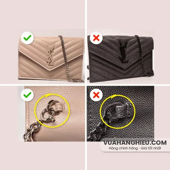 5 Cách phân biệt túi xách YSL thật giả đơn giản, chính xác