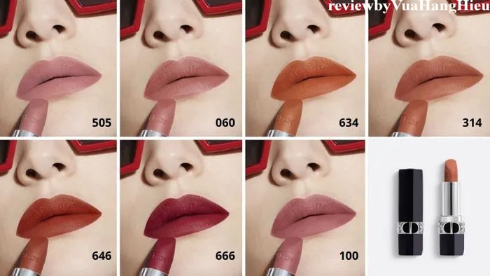 Full bảng màu son Dior chính hãng cập nhật trendy