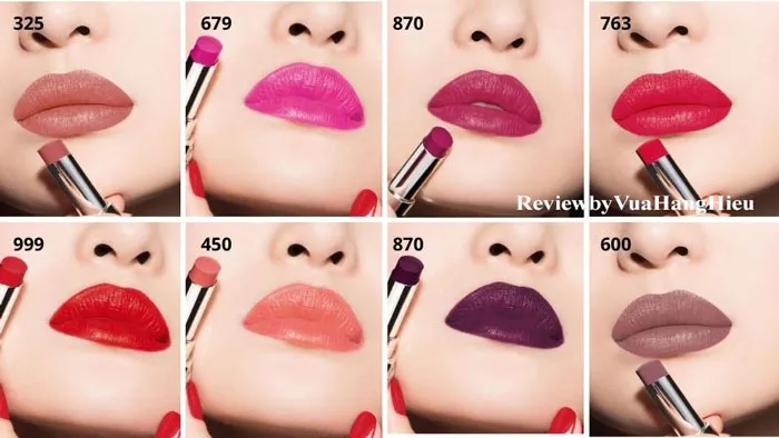 Full bảng màu son Dior chính hãng cập nhật trendy