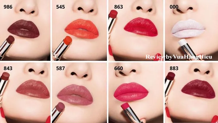 Full bảng màu son Dior chính hãng cập nhật trendy