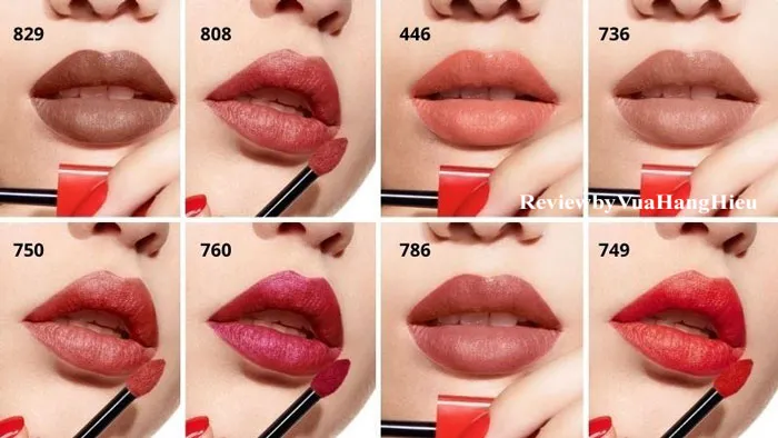 Full bảng màu son Dior chính hãng cập nhật trendy