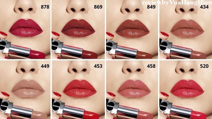 Full bảng màu son Dior chính hãng cập nhật trendy