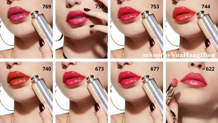 Full bảng màu son Dior chính hãng cập nhật trendy