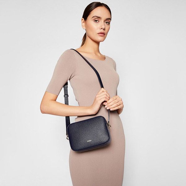 Túi Đeo Chéo Furla Block 1055794 B BZY7 Q26 Oceano H Màu Xanh Navy - Túi xách - Vua Hàng Hiệu