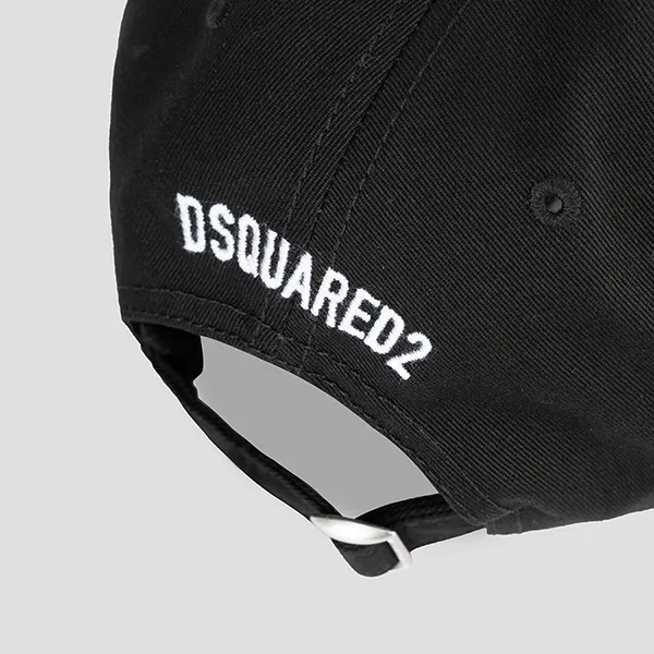 Mũ Dsquared2 Icon Splash Baseball Cap BCM0605 05C00001 2124 Màu Đen - Mũ nón - Vua Hàng Hiệu