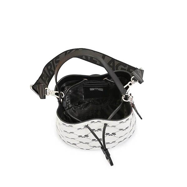 Túi Đeo Chéo Karl Lagerfeld Adele Crossbody Bucket Bag Màu Trắng - Túi xách - Vua Hàng Hiệu