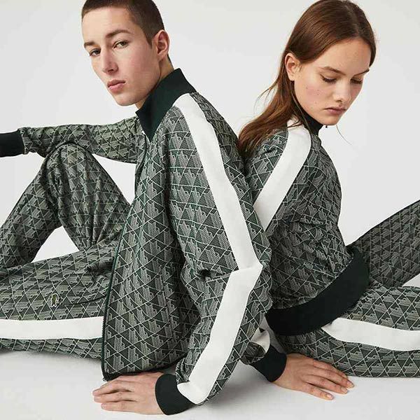 Bộ Quần Áo Nỉ Lacoste Unisex L!VE Monogram Patterned Jacquard Zip Jacket SH2759-7M4 Màu Xanh Size XS - Thời trang - Vua Hàng Hiệu