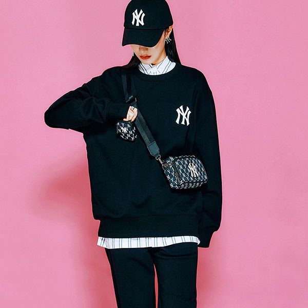 Túi Đeo Chéo MLB Mini Monogram New York Yankees 3ACRS012N-50BKS Màu Đen - Túi xách - Vua Hàng Hiệu