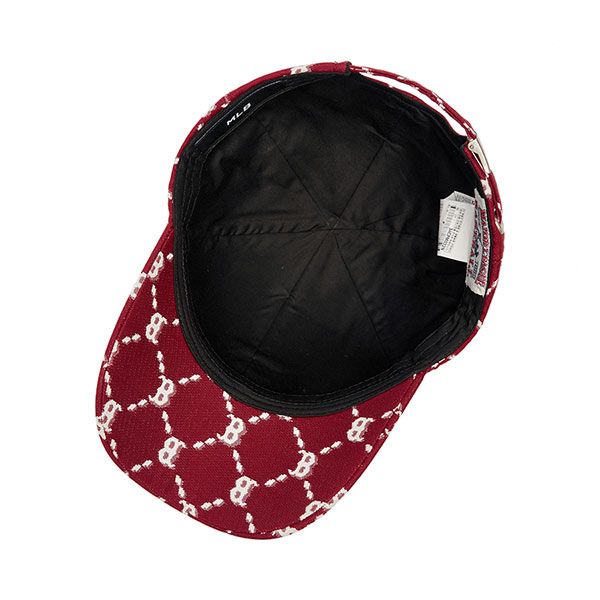Mũ MLB Diamond Monogram Structure Ball Cap Boston Red Sox 3ACPM032N-43WIS Màu Đỏ - Mũ nón - Vua Hàng Hiệu