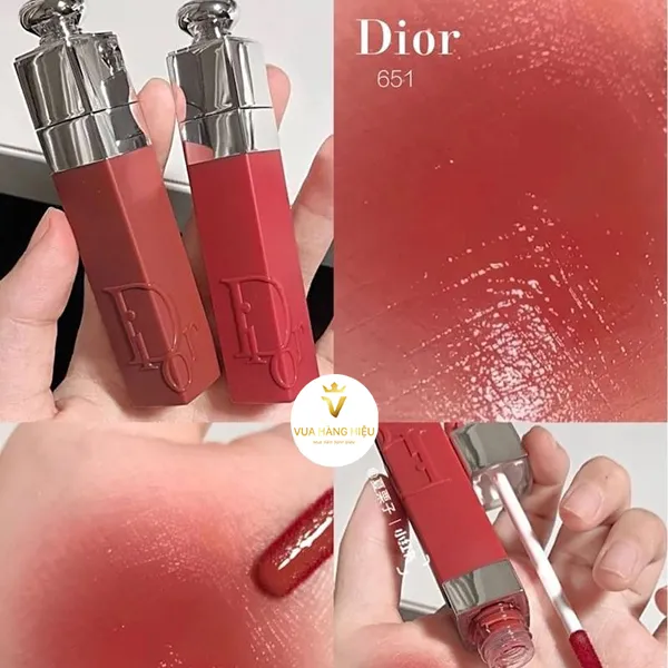 Son Dior Addict Lip Tint 651 Natural Rose Màu Hồng Đất - Son Môi - Vua Hàng Hiệu