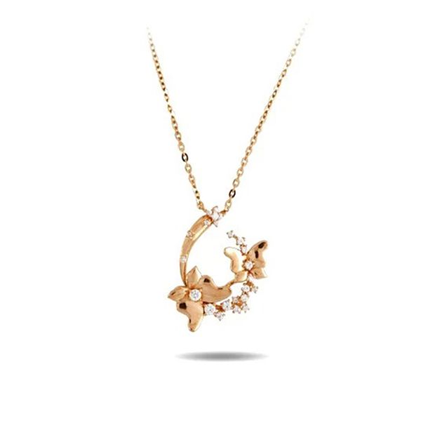Dây Chuyền Huy Thanh Jewelry DCMAMD 05 - 14K - Đá Cubic Zirconia Màu Vàng Gold - Trang sức - Vua Hàng Hiệu