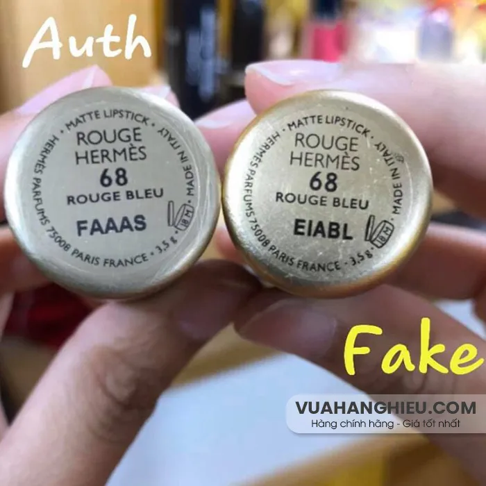 5 cách phân biệt son Hermes thật giả đơn giản, chính xác - 4