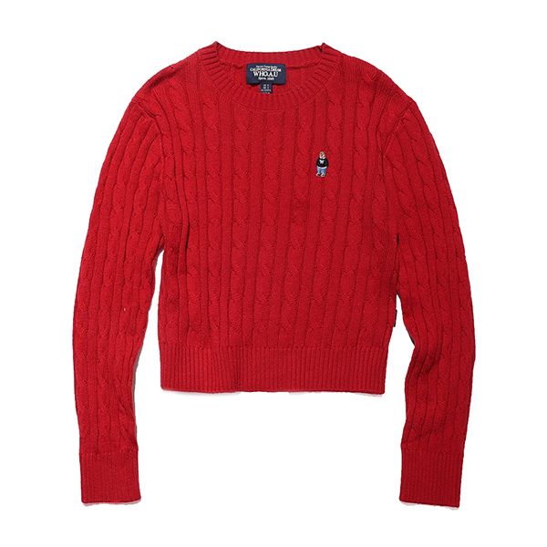 Áo Len WHOAU Steve R-Neck Pullover WHKAC4T11F Màu Đỏ - Thời trang - Vua Hàng Hiệu